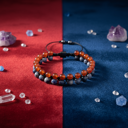 Kırmızı Akik ve Sodalit - Kadife