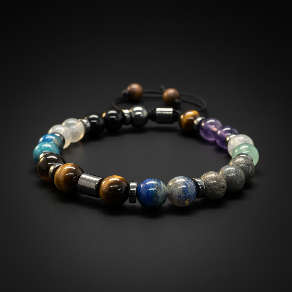 Muhteşem Erkek Bileklik - Klasik Parlak 2